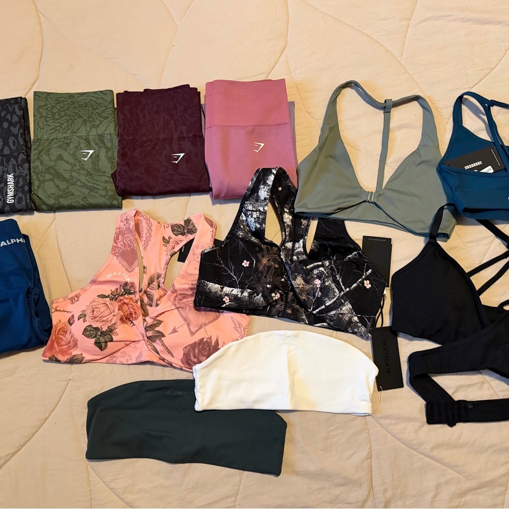 GYMSHARK, DARC SPORT & ALPHALETE BUNDLE